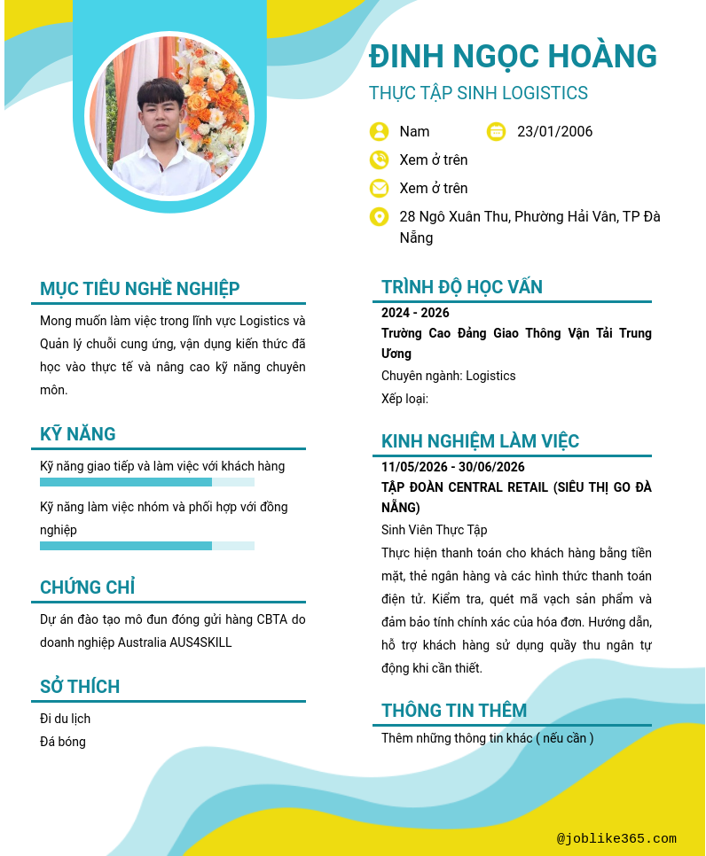 CV ứng viên