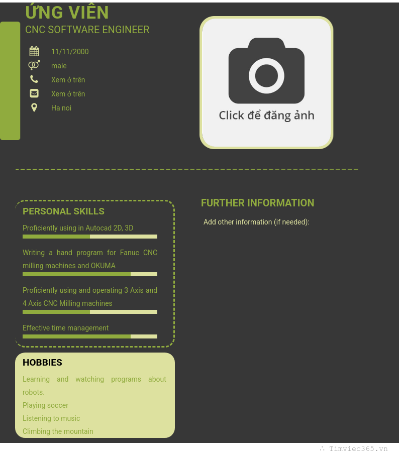 CV ứng viên