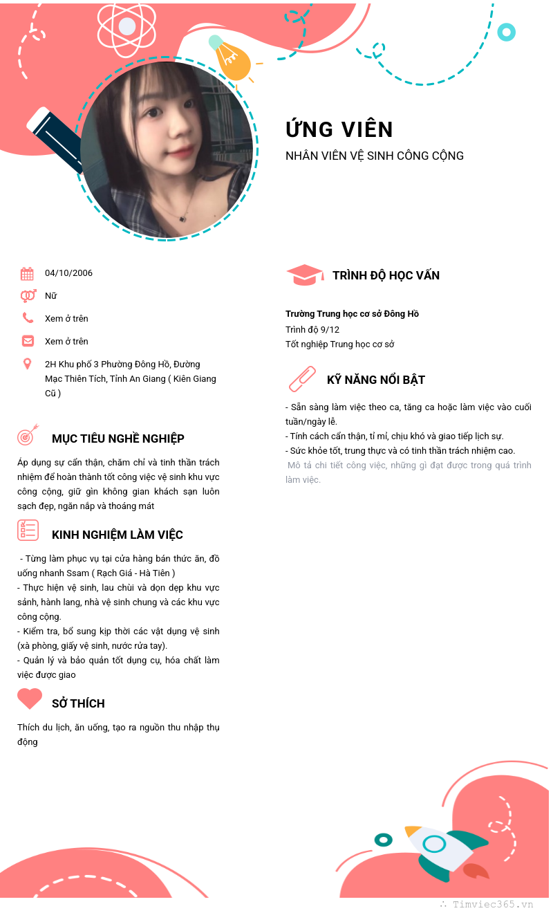 CV ứng viên