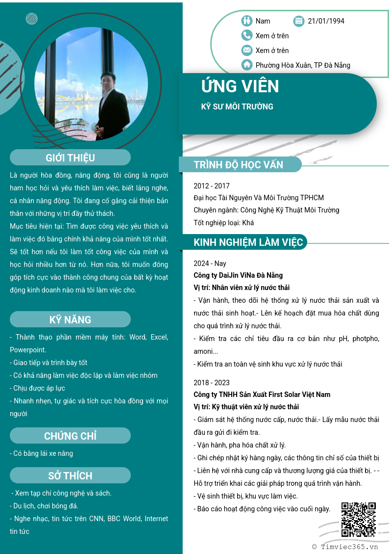CV ứng viên