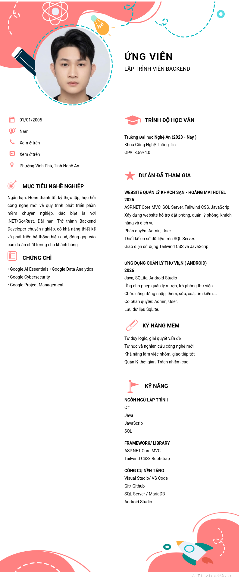 CV ứng viên