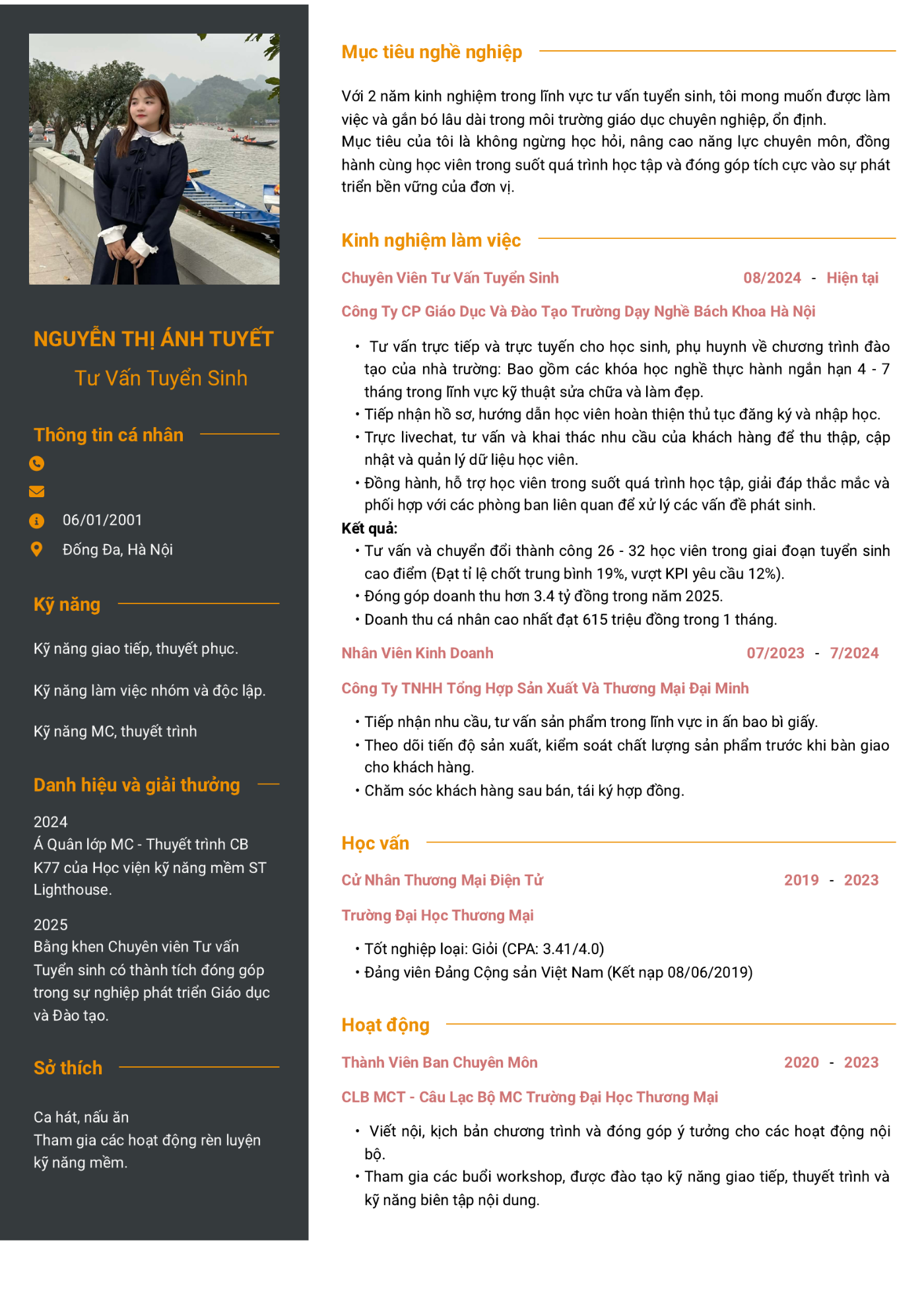 CV ứng viên