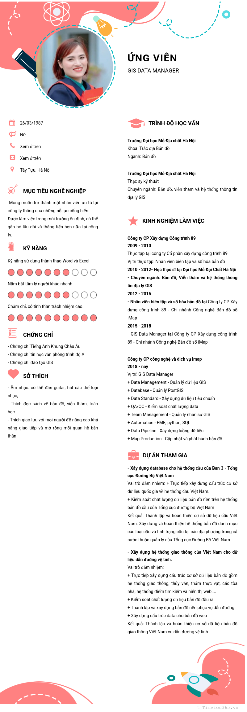 CV ứng viên