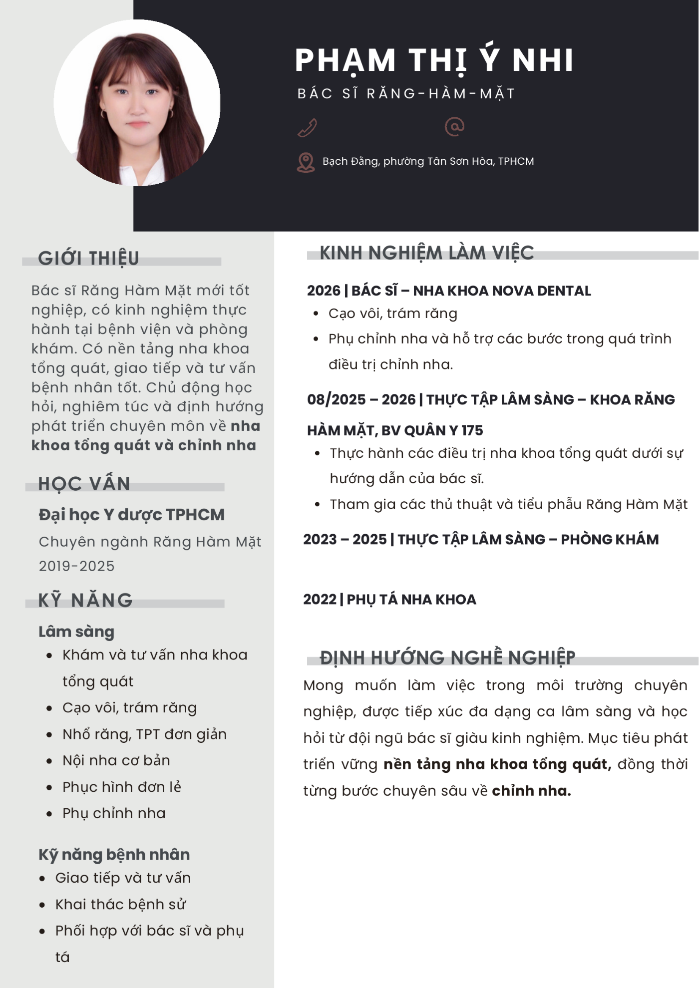 CV ứng viên