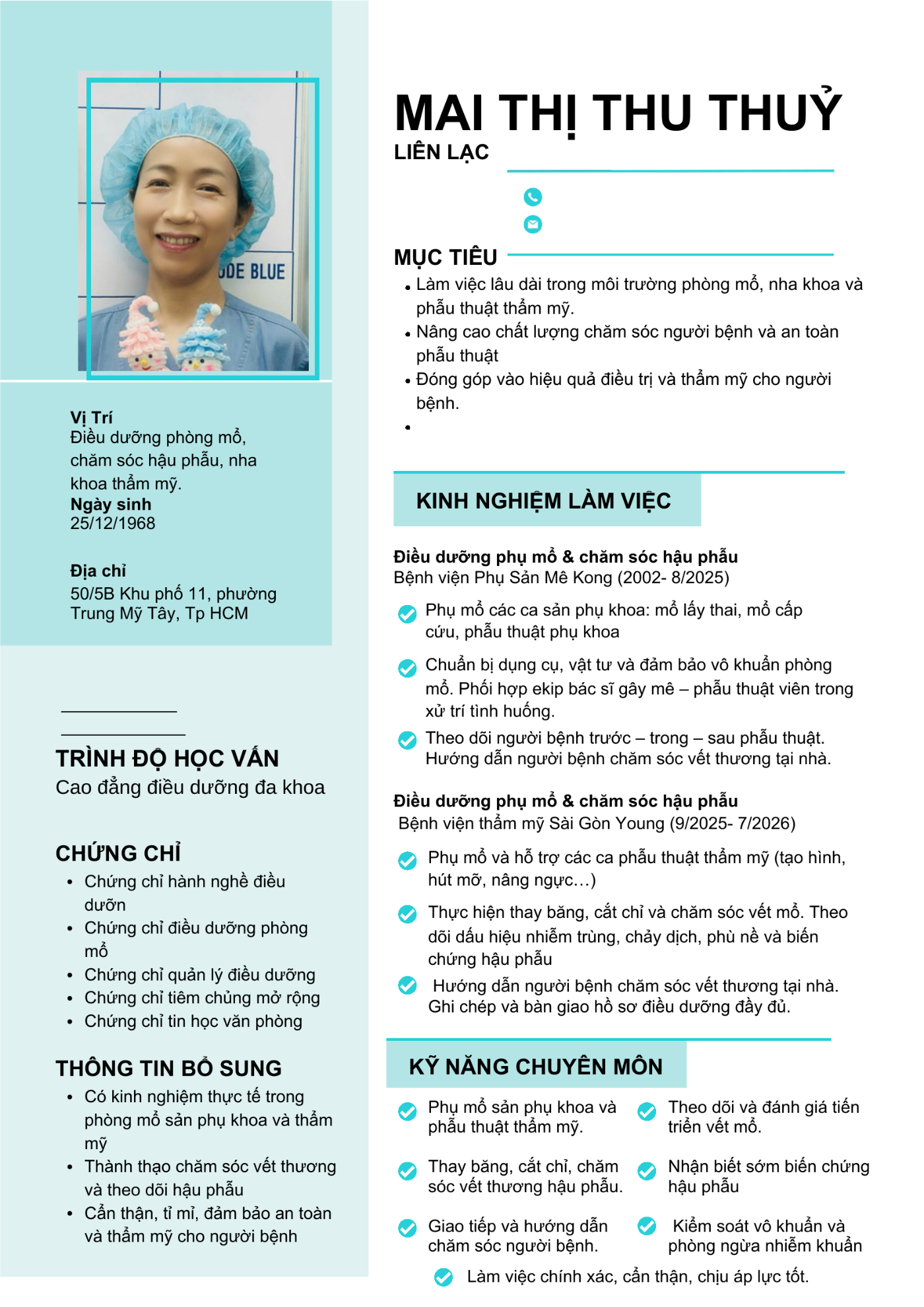 CV ứng viên