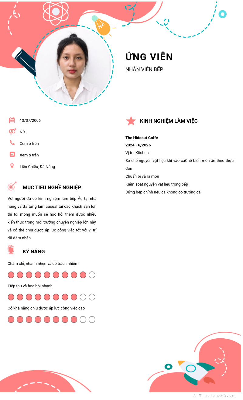 CV ứng viên