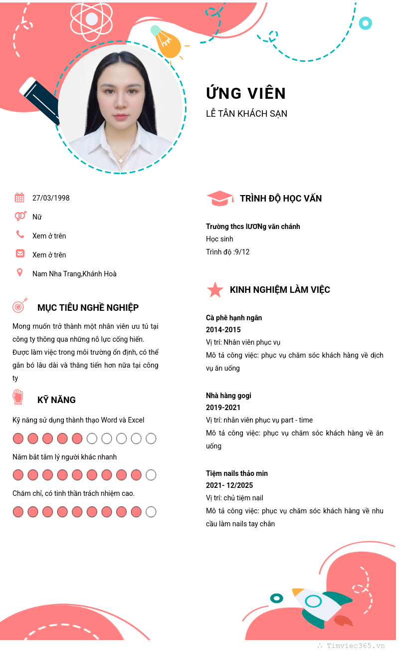 CV ứng viên
