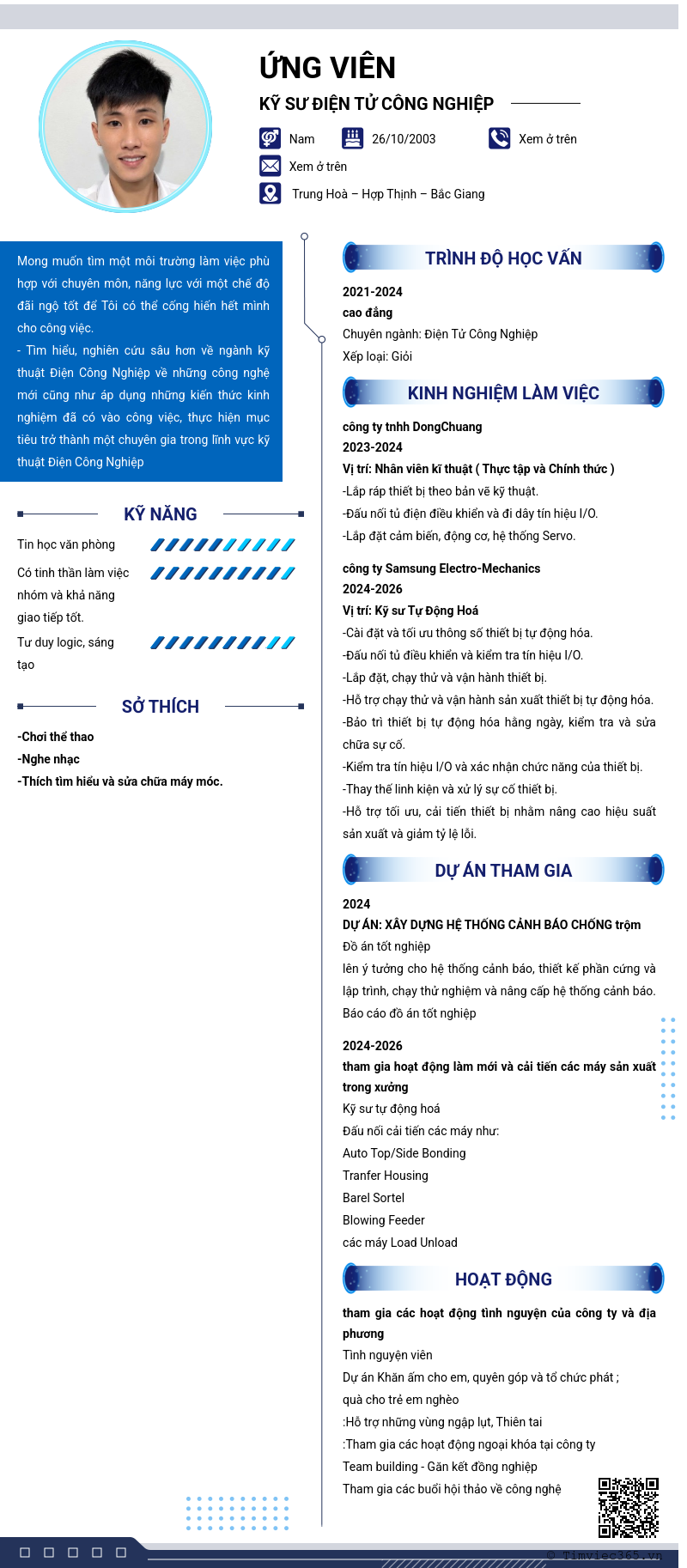 CV ứng viên
