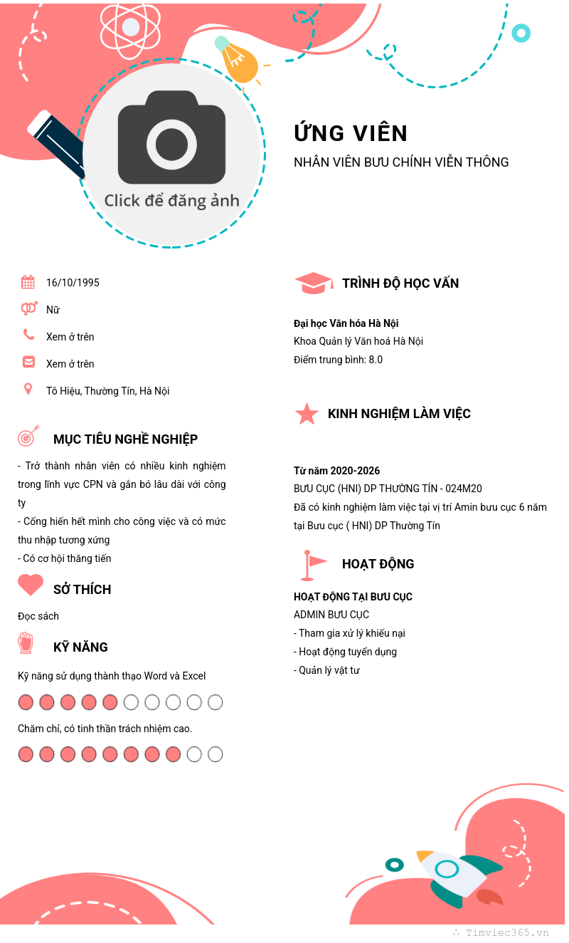 CV ứng viên