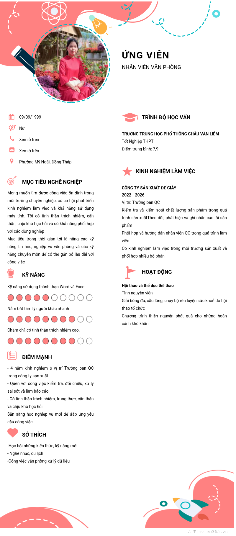 CV ứng viên