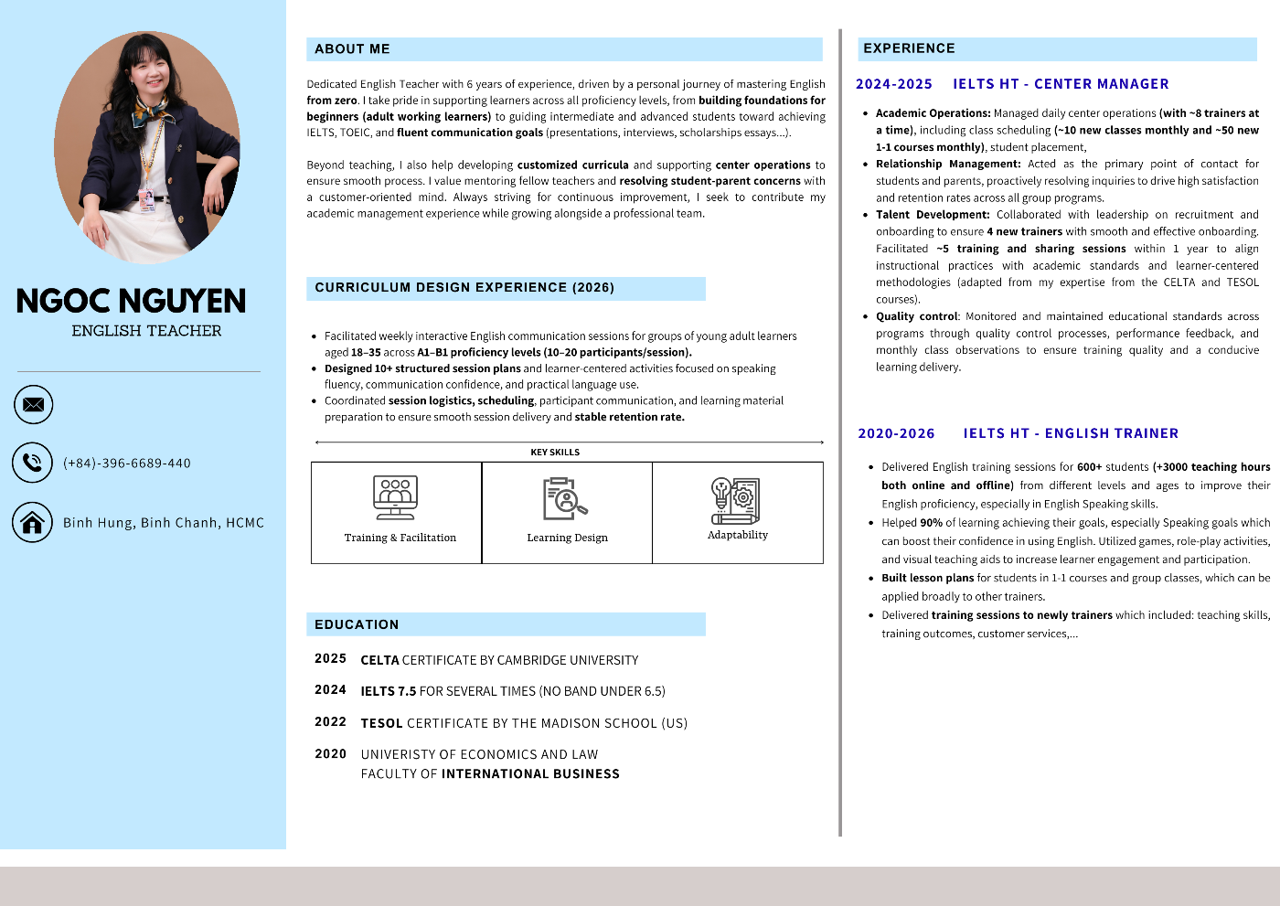 CV ứng viên