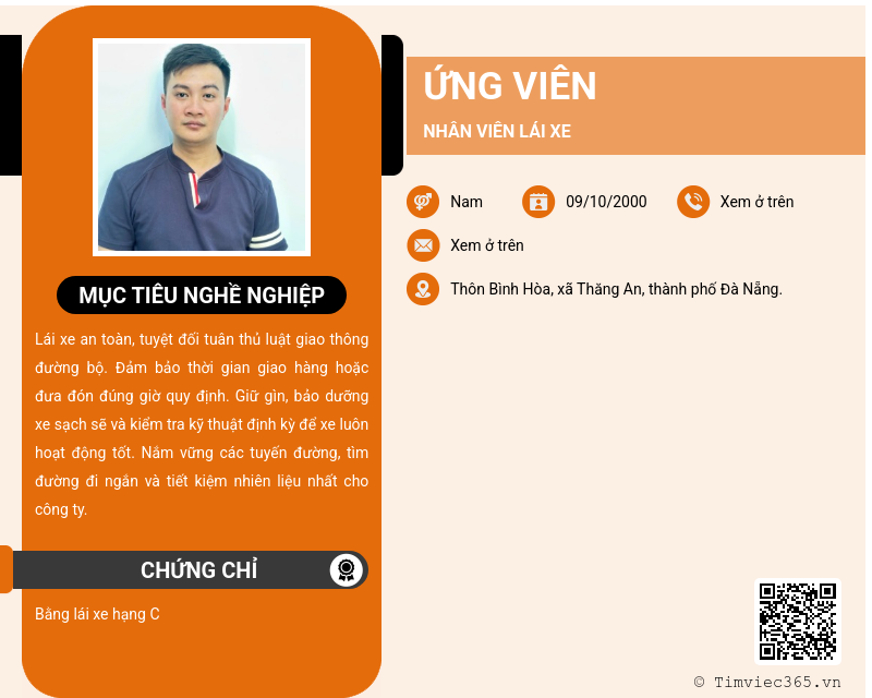 CV ứng viên