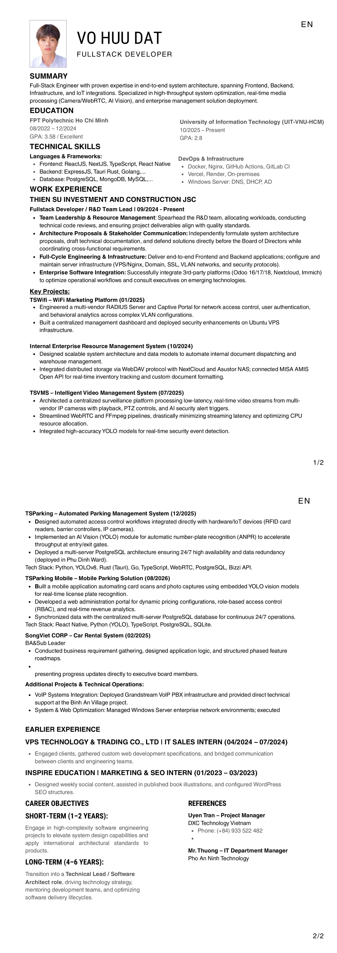 CV ứng viên
