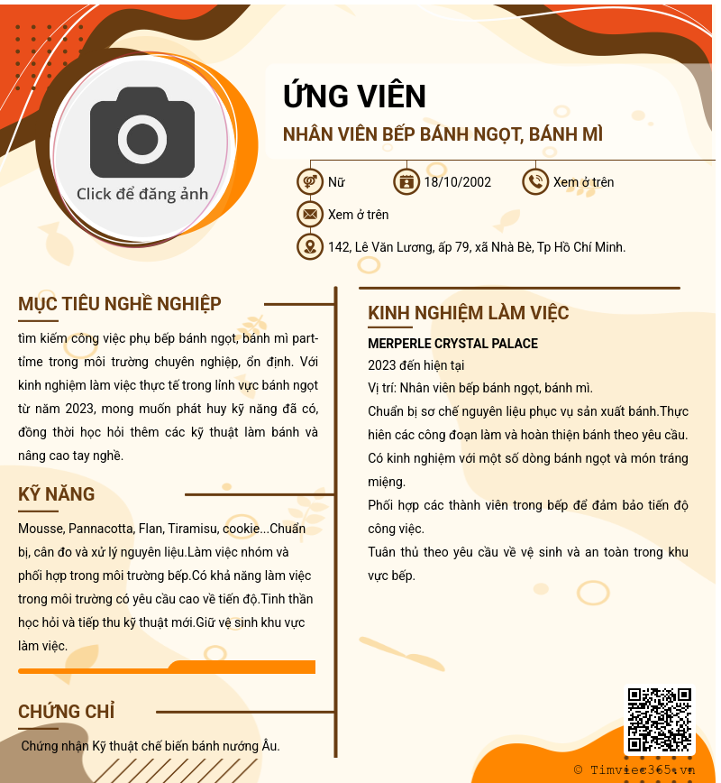 CV ứng viên