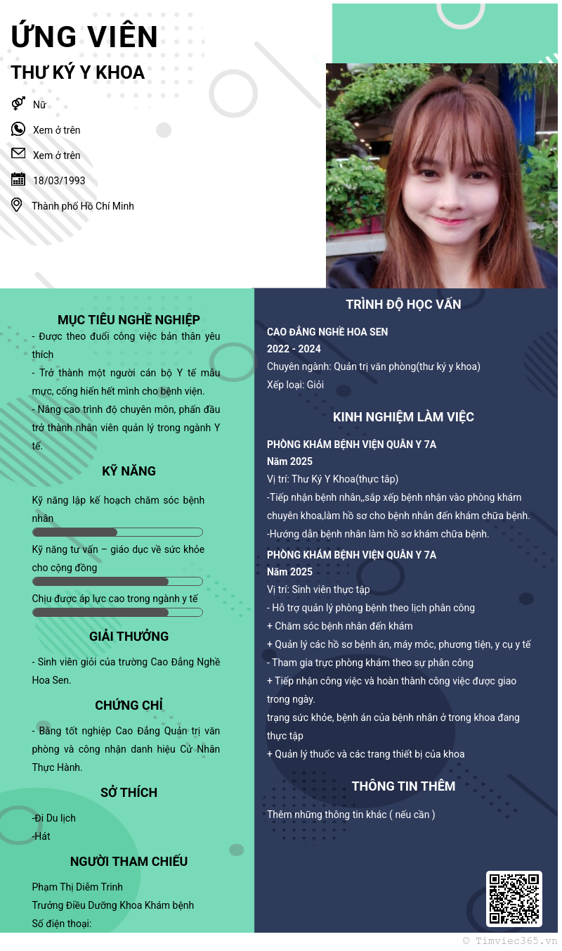 CV ứng viên