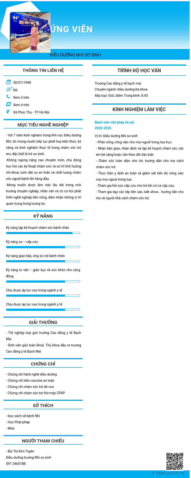 CV ứng viên