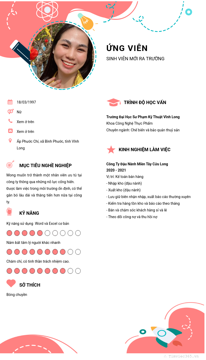 CV ứng viên
