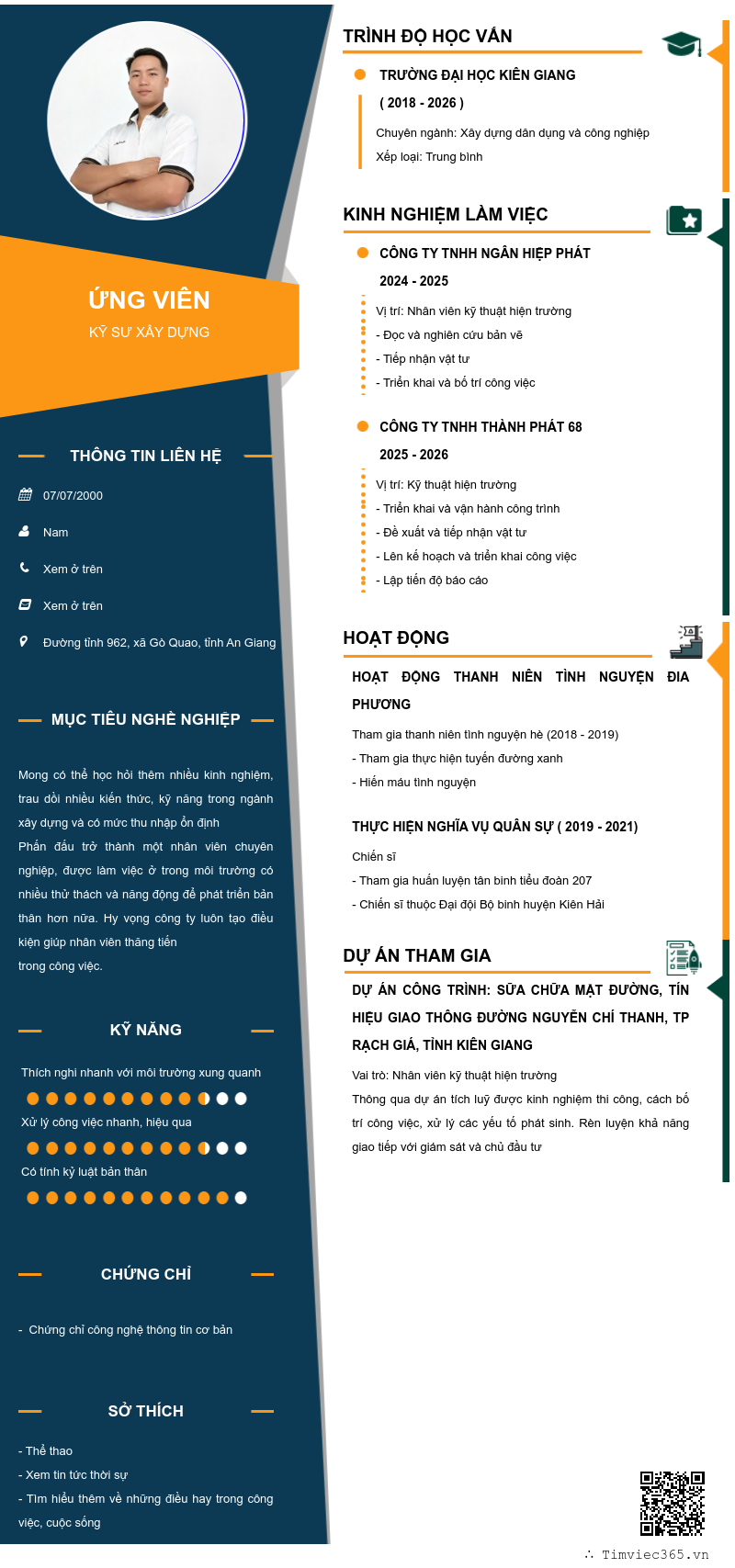 CV ứng viên