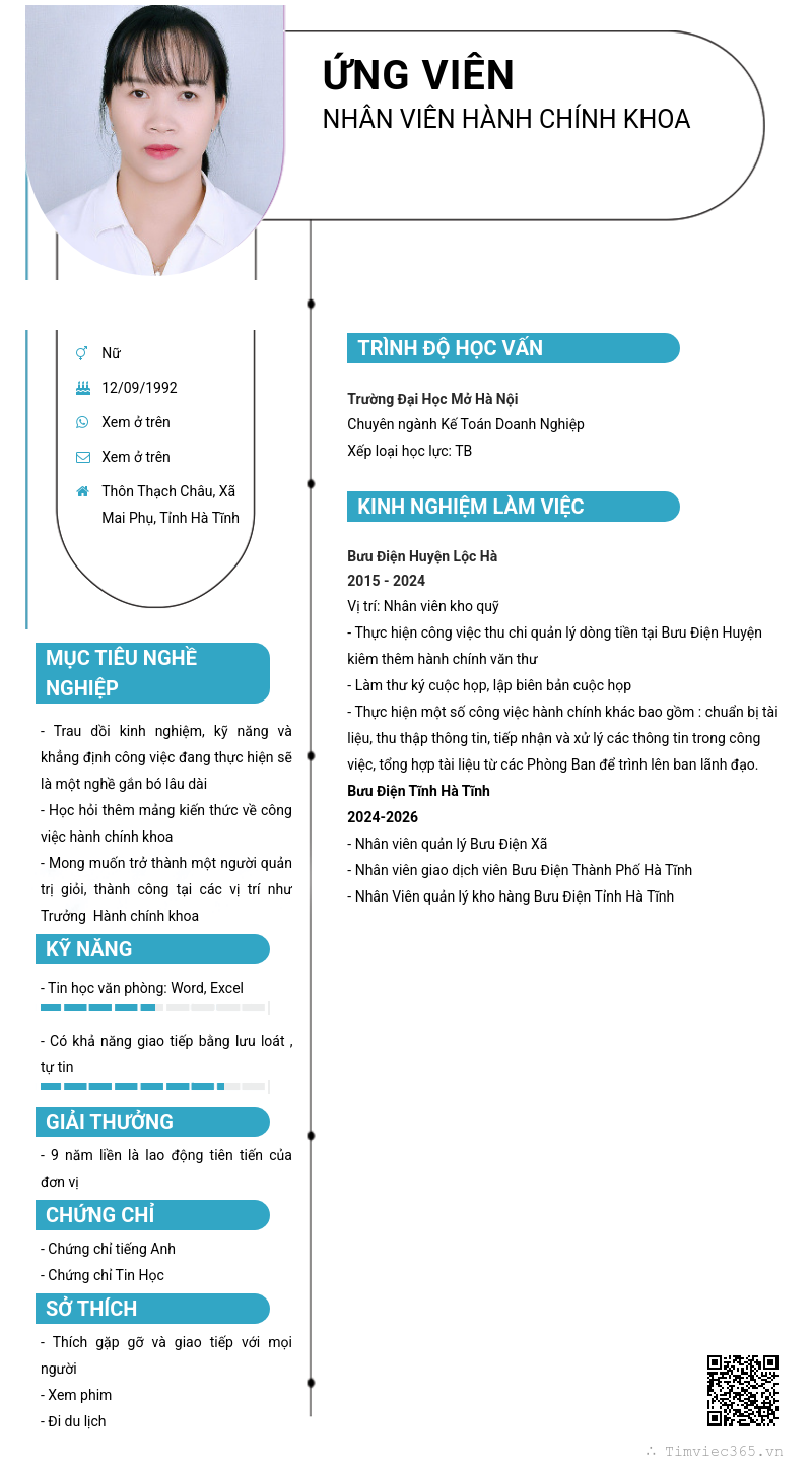 CV ứng viên