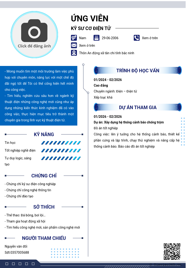 CV ứng viên