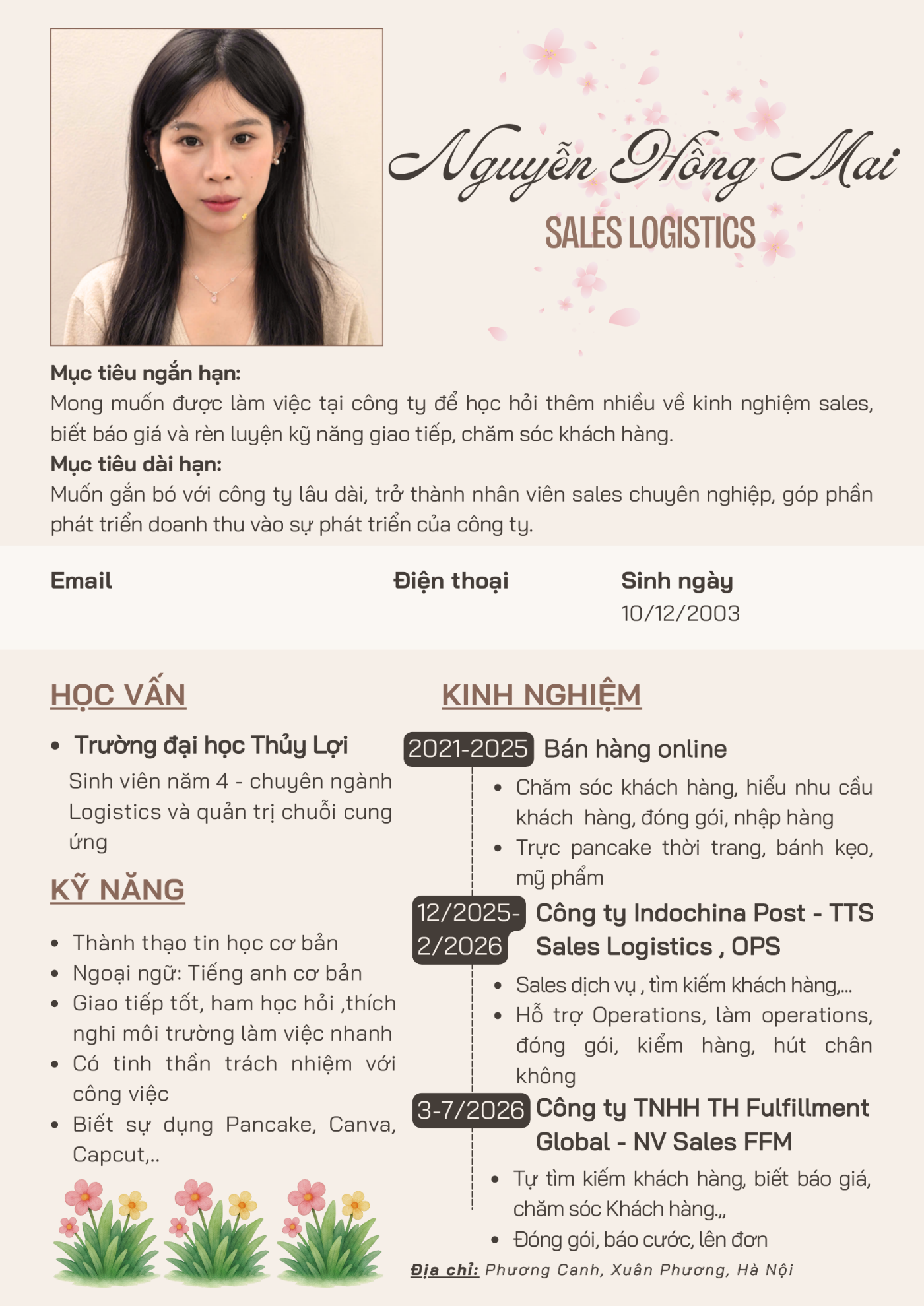CV ứng viên