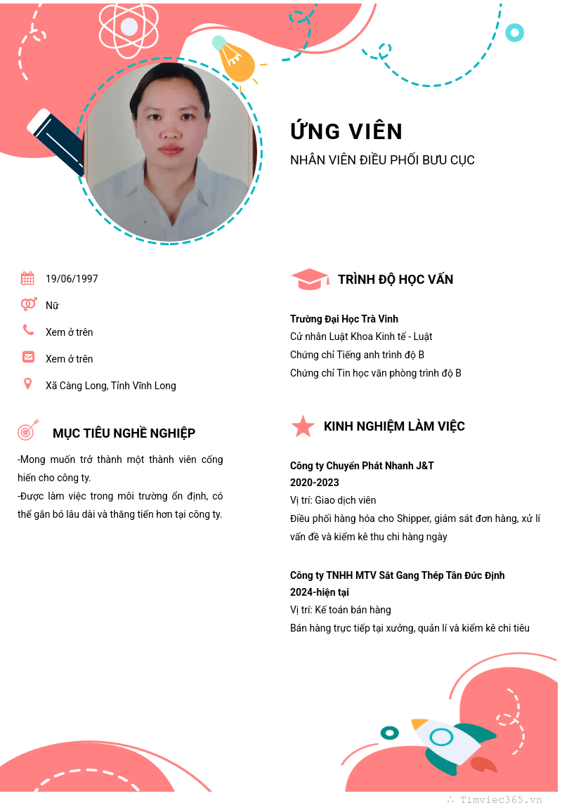 CV ứng viên