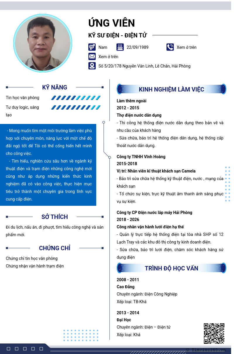 CV ứng viên