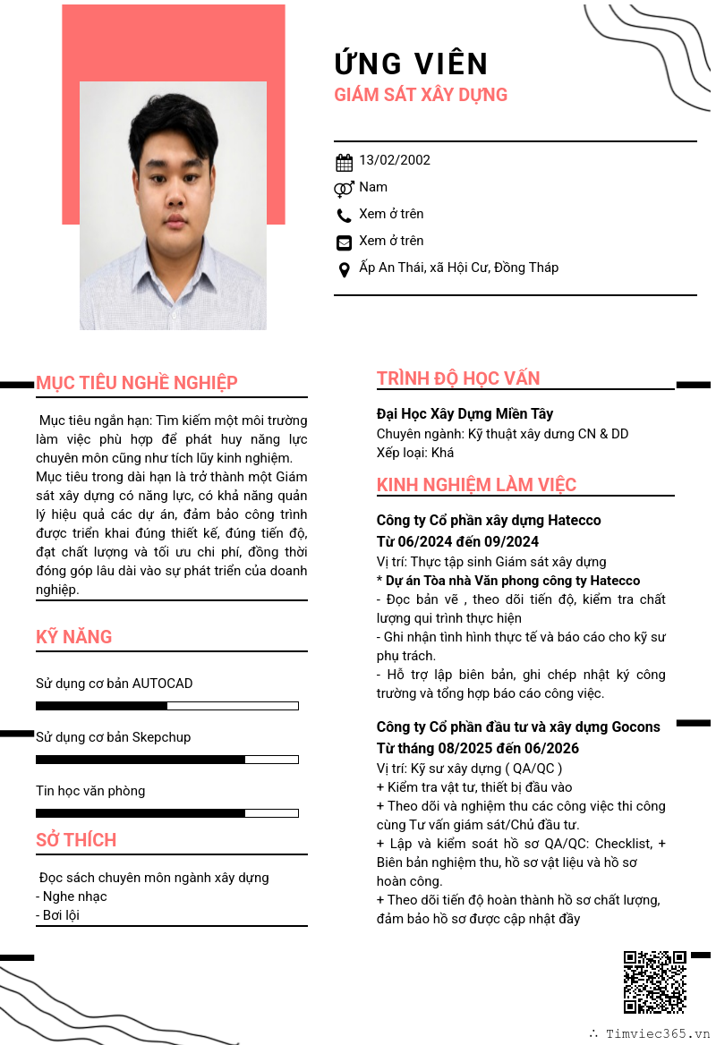 CV ứng viên