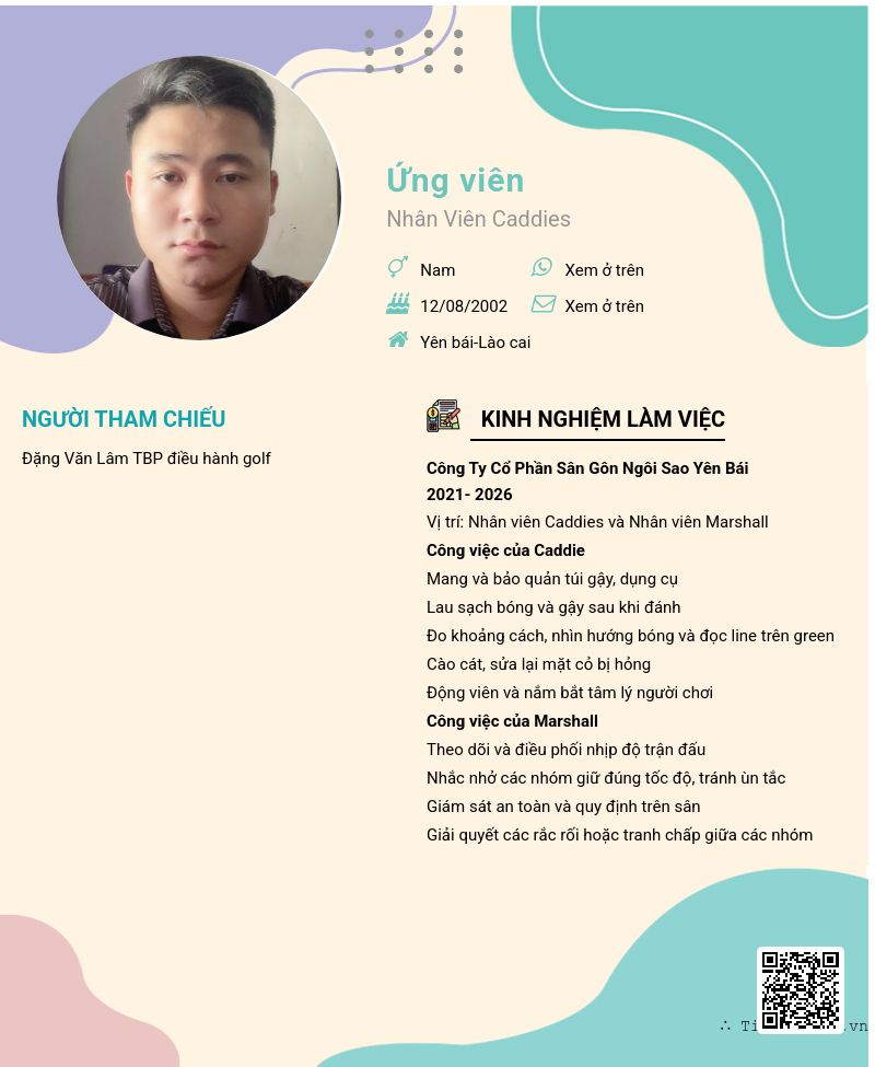 CV ứng viên
