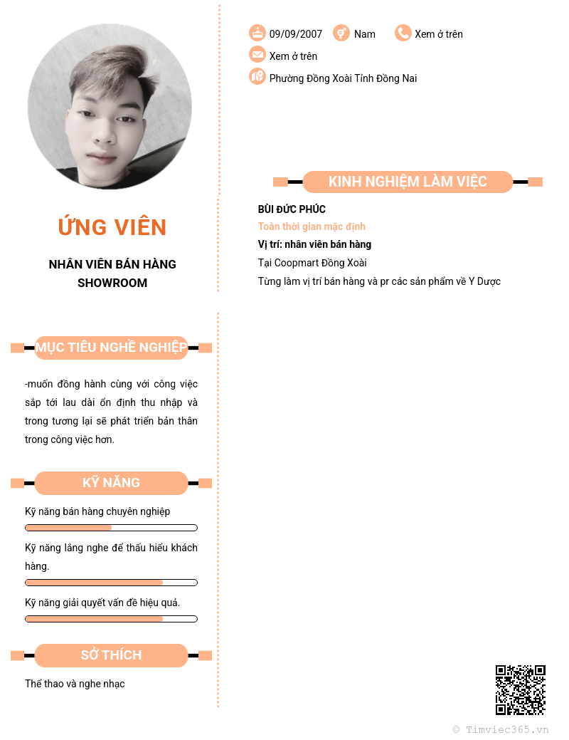 CV ứng viên