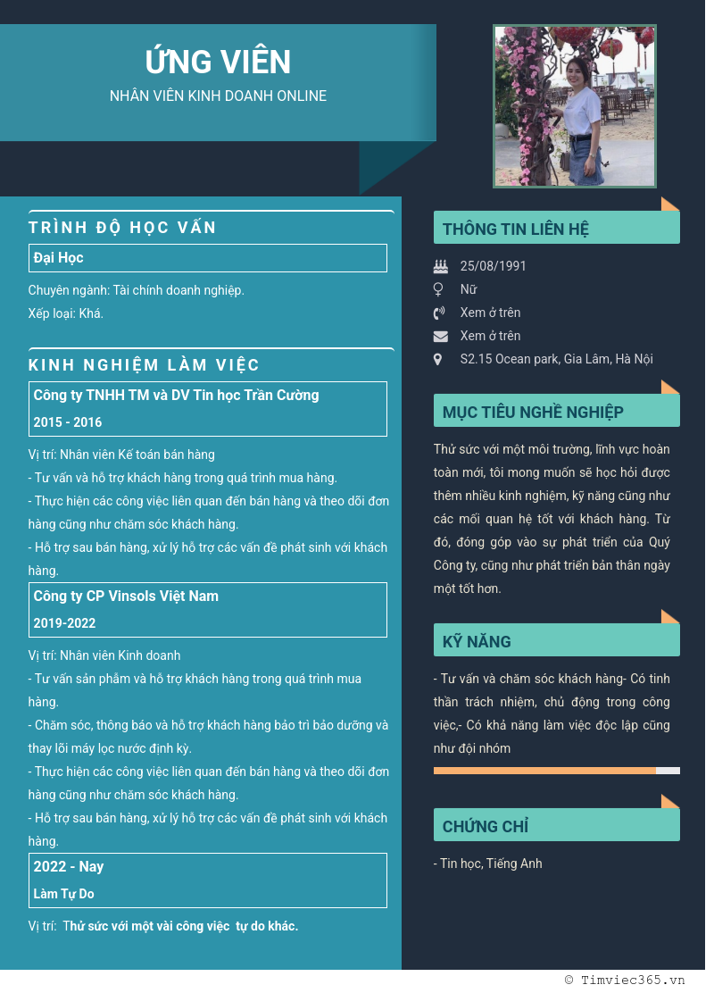 CV ứng viên