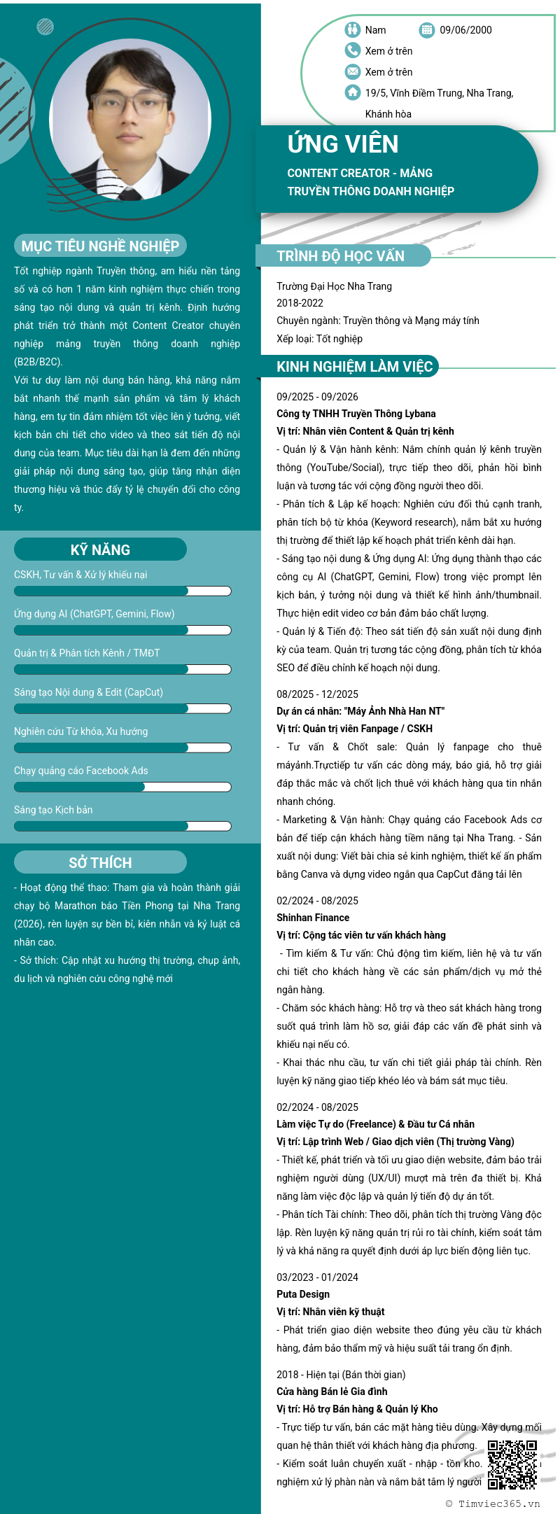 CV ứng viên