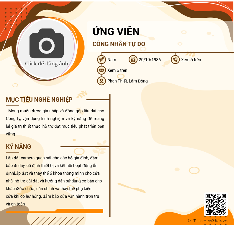 CV ứng viên
