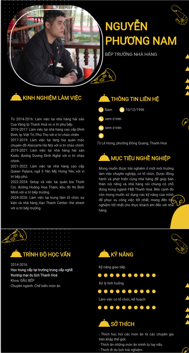 CV ứng viên