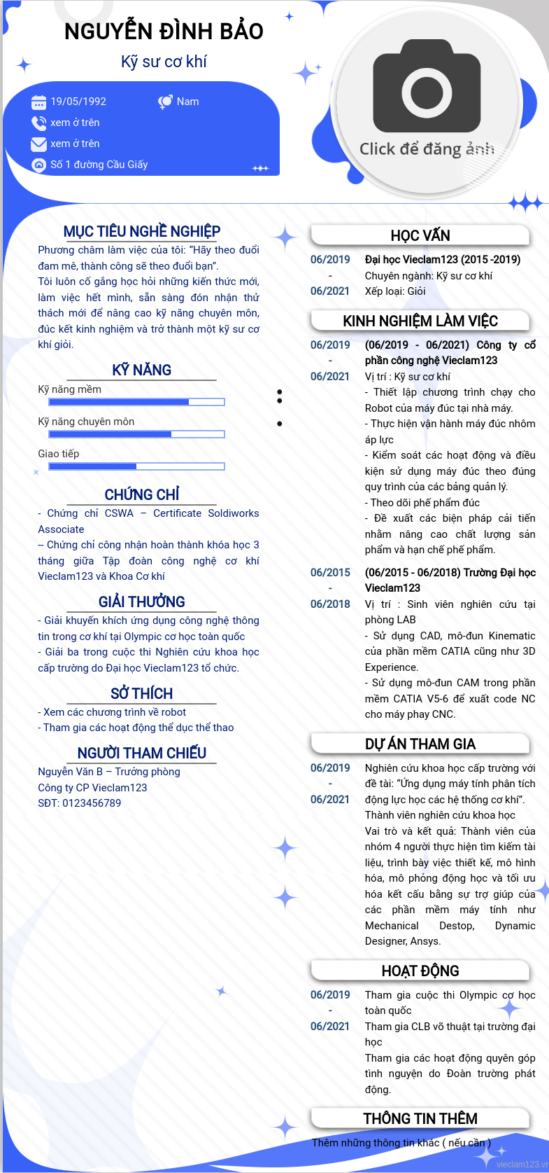 CV ứng viên