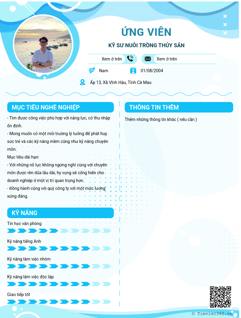 CV ứng viên