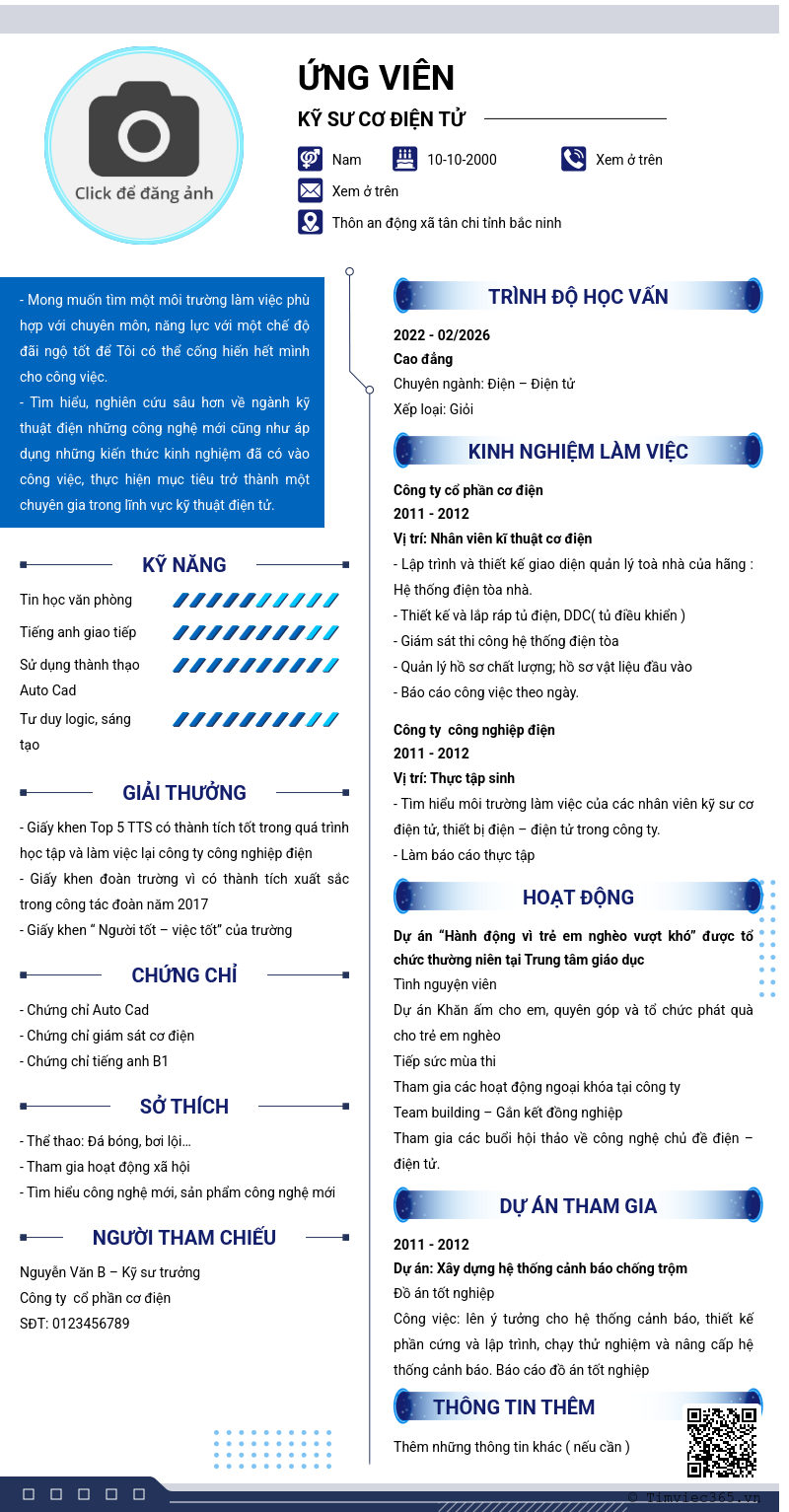 CV ứng viên
