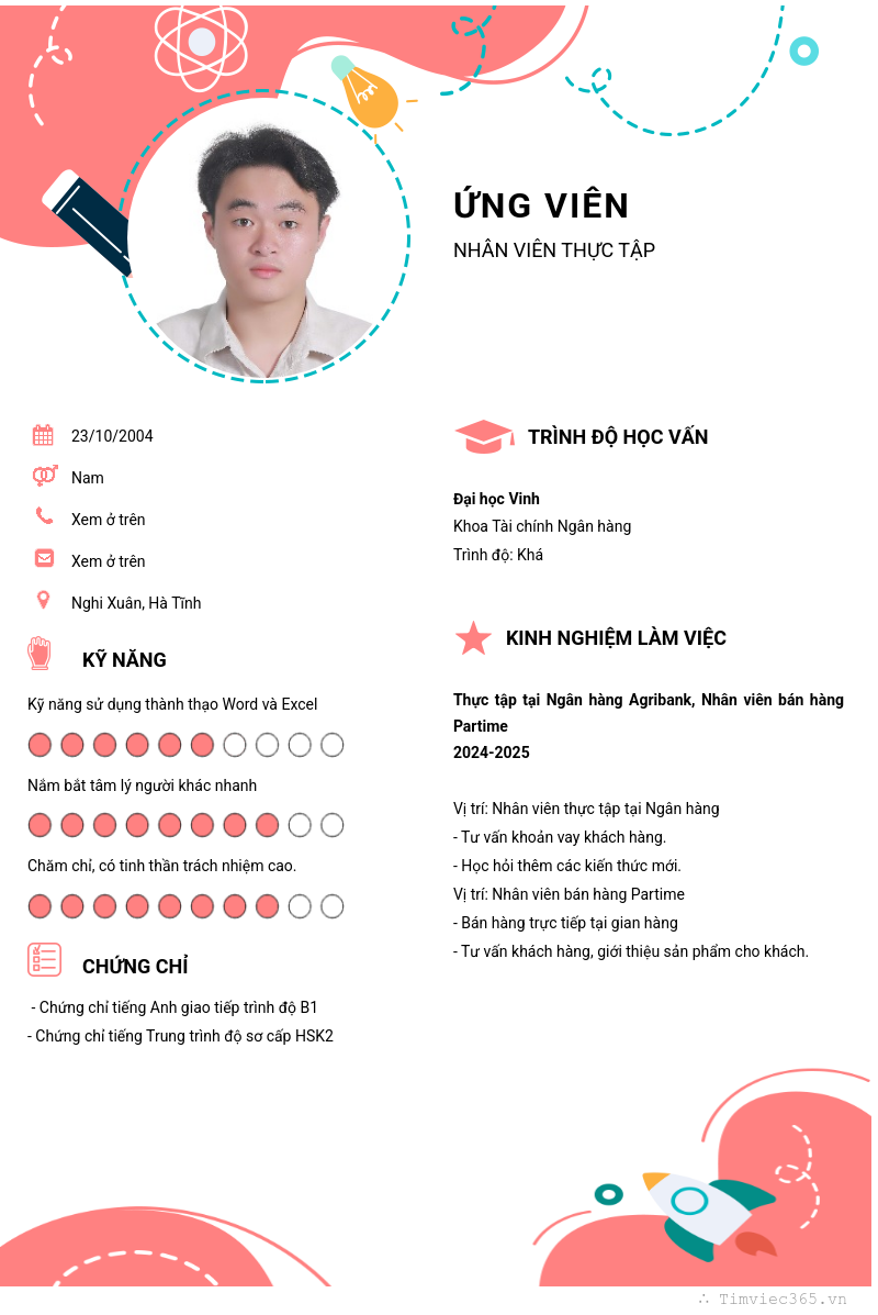 CV ứng viên