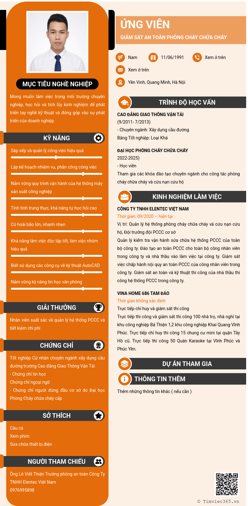 CV ứng viên