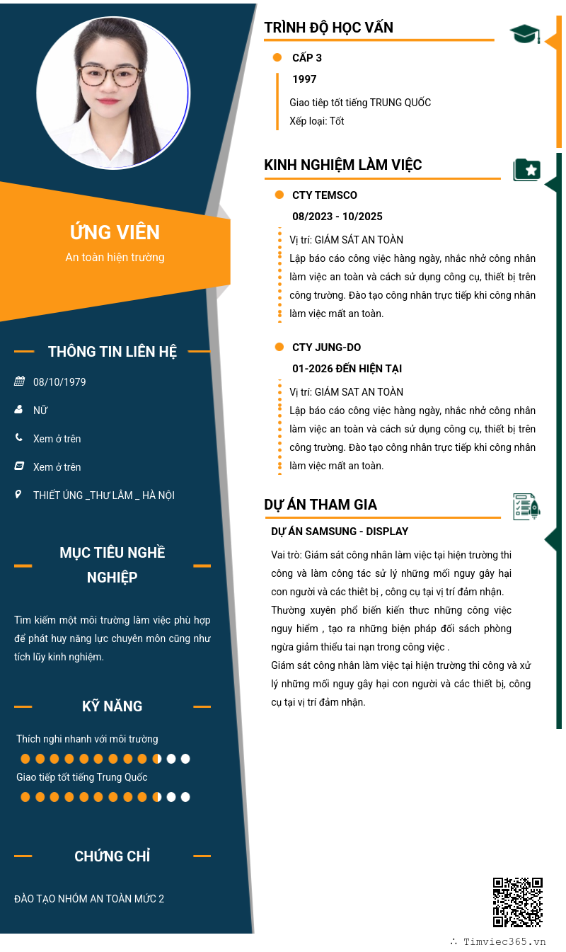 CV ứng viên