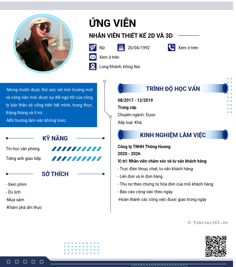 CV ứng viên