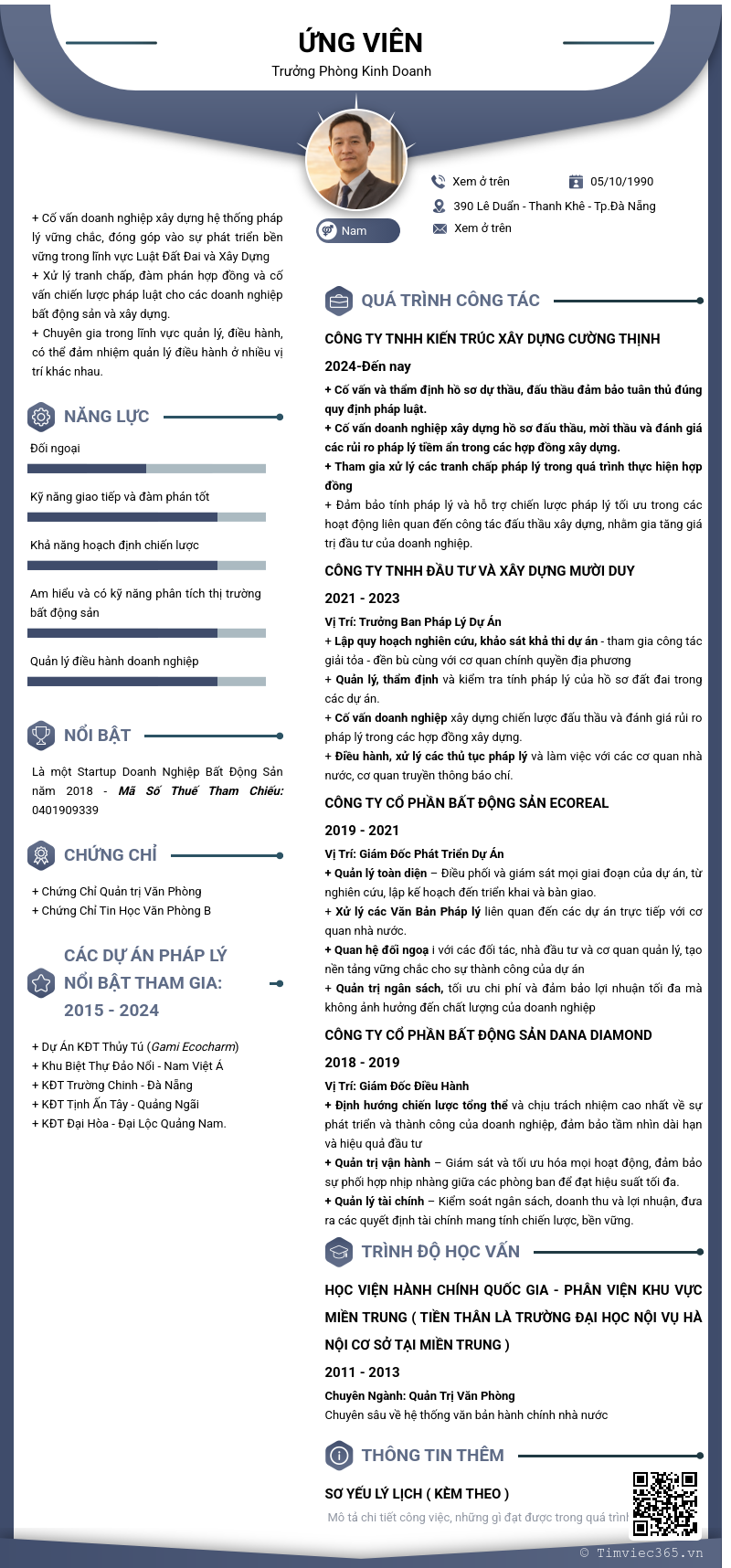 CV ứng viên
