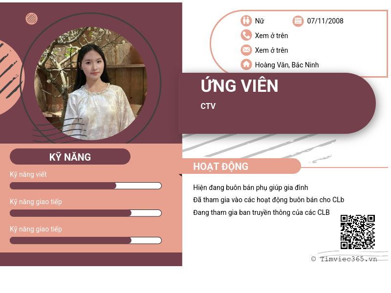 CV ứng viên