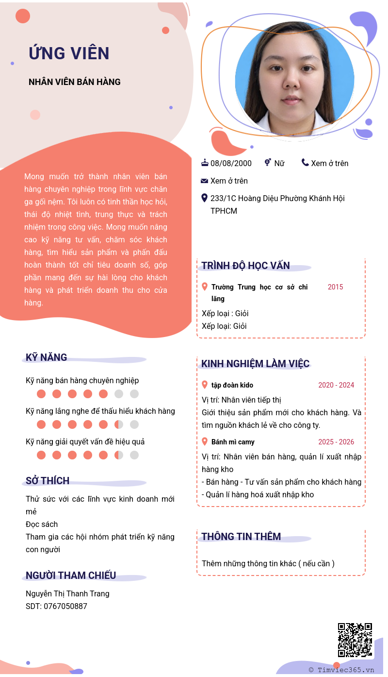 CV ứng viên