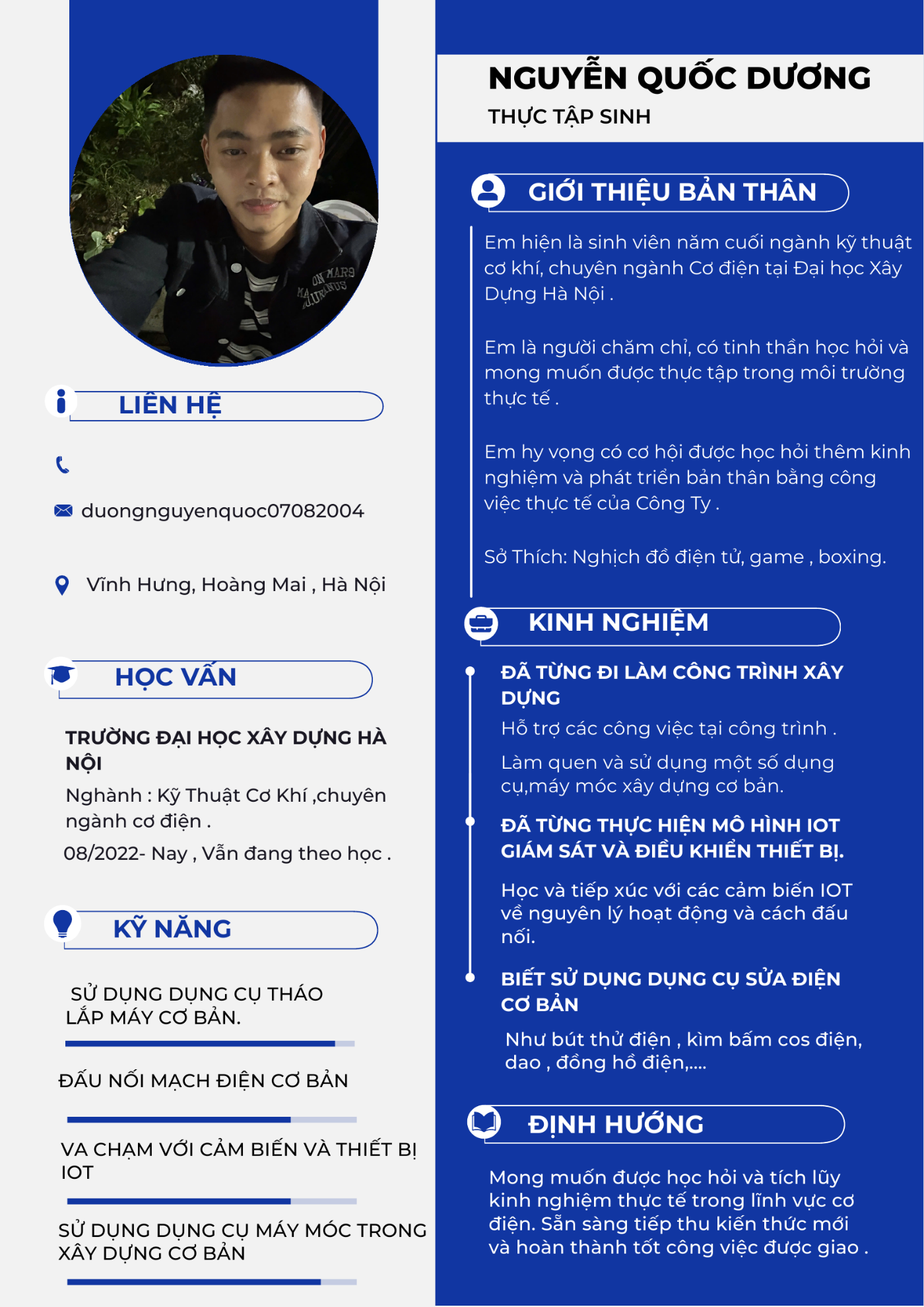 CV ứng viên