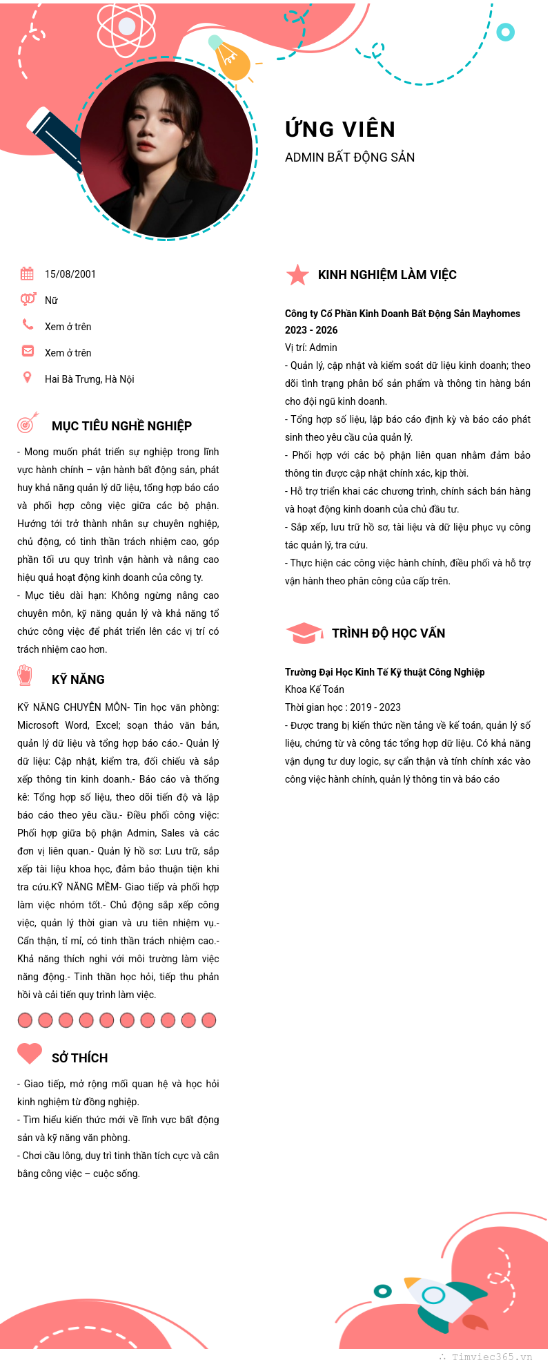 CV ứng viên