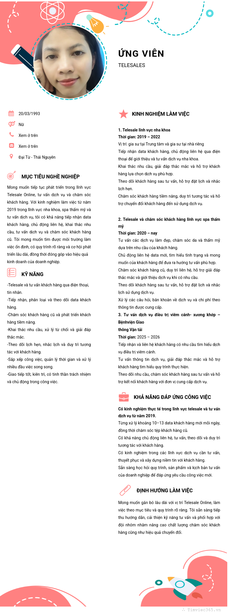 CV ứng viên