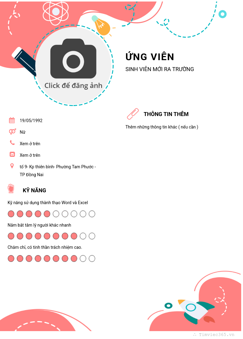 CV ứng viên