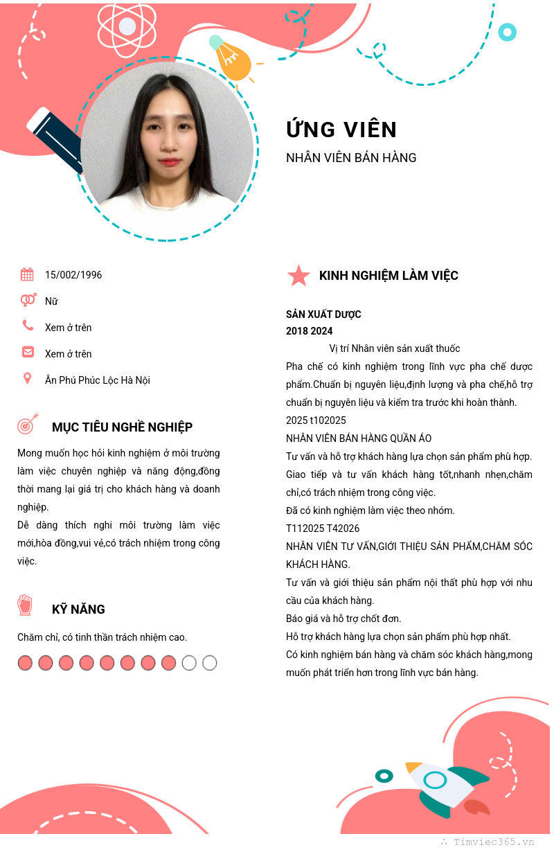 CV ứng viên