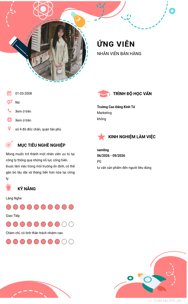 CV ứng viên